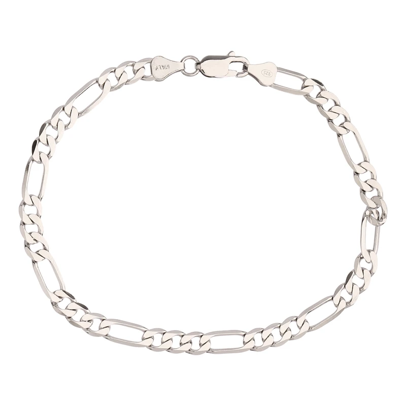 دستبند نقره مردانه مدل فیگارو